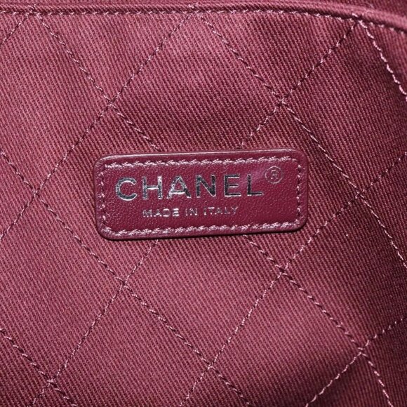 CHANEL Ladies First Tote Bag Canvas Black White CC Auth PP319AV - Picture 14 of 16